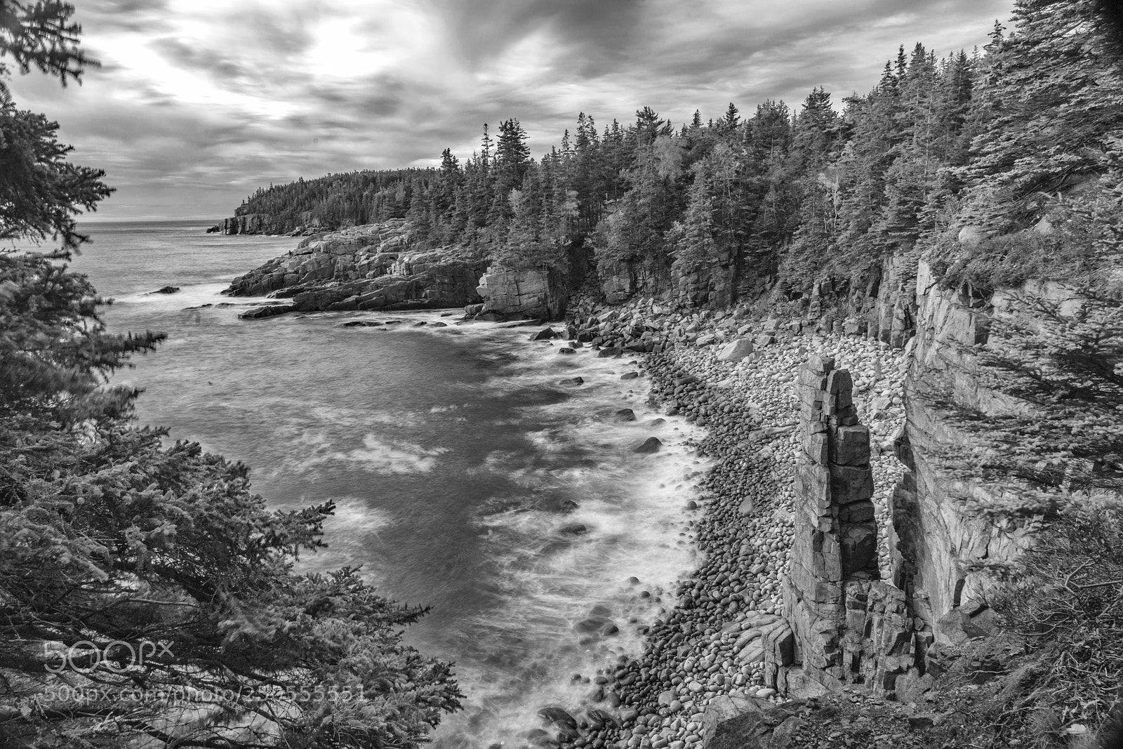 Sony a7R II sample photo. Monument cove b w photography