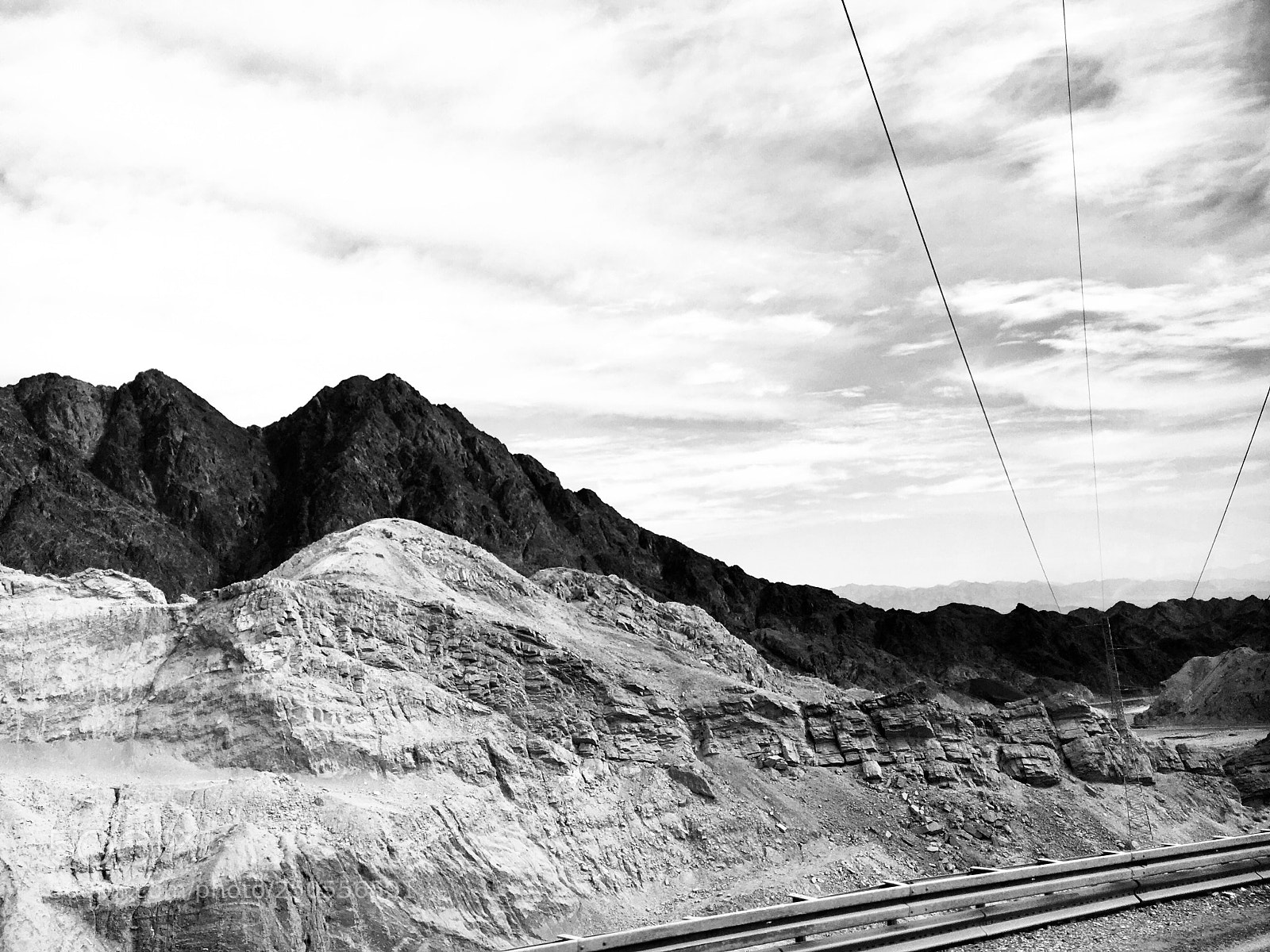 Apple iPhone 6s sample photo. Negev desert bw photography