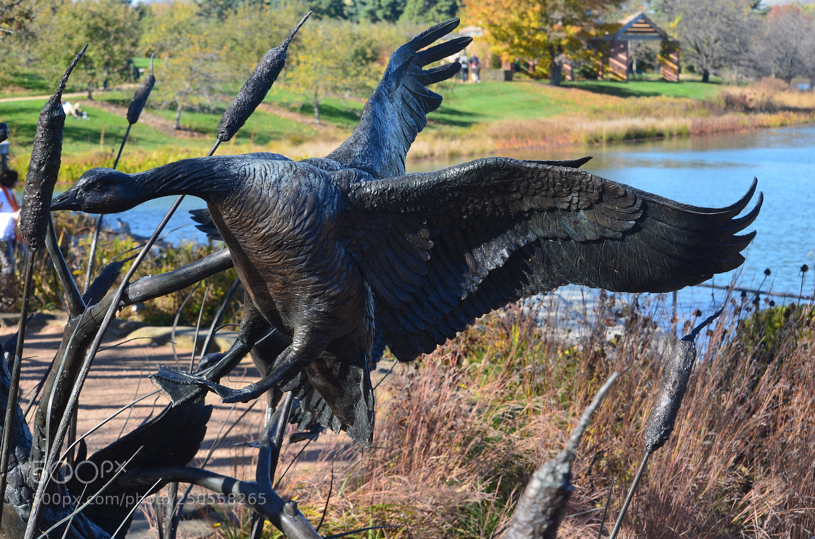 Nikon D5100 sample photo. Bronze statute photography