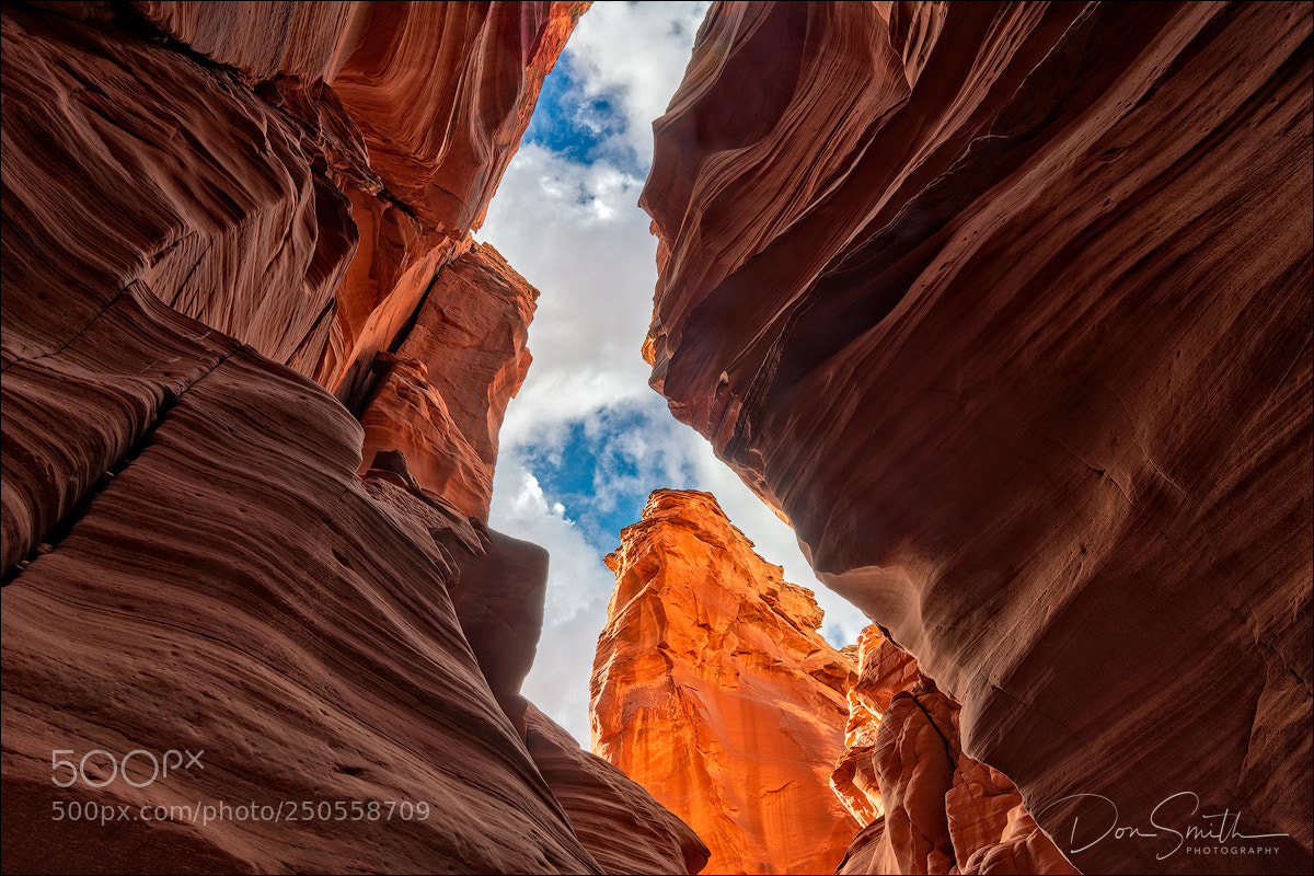Sony a7R III sample photo. Afternoon clouds and canyon photography