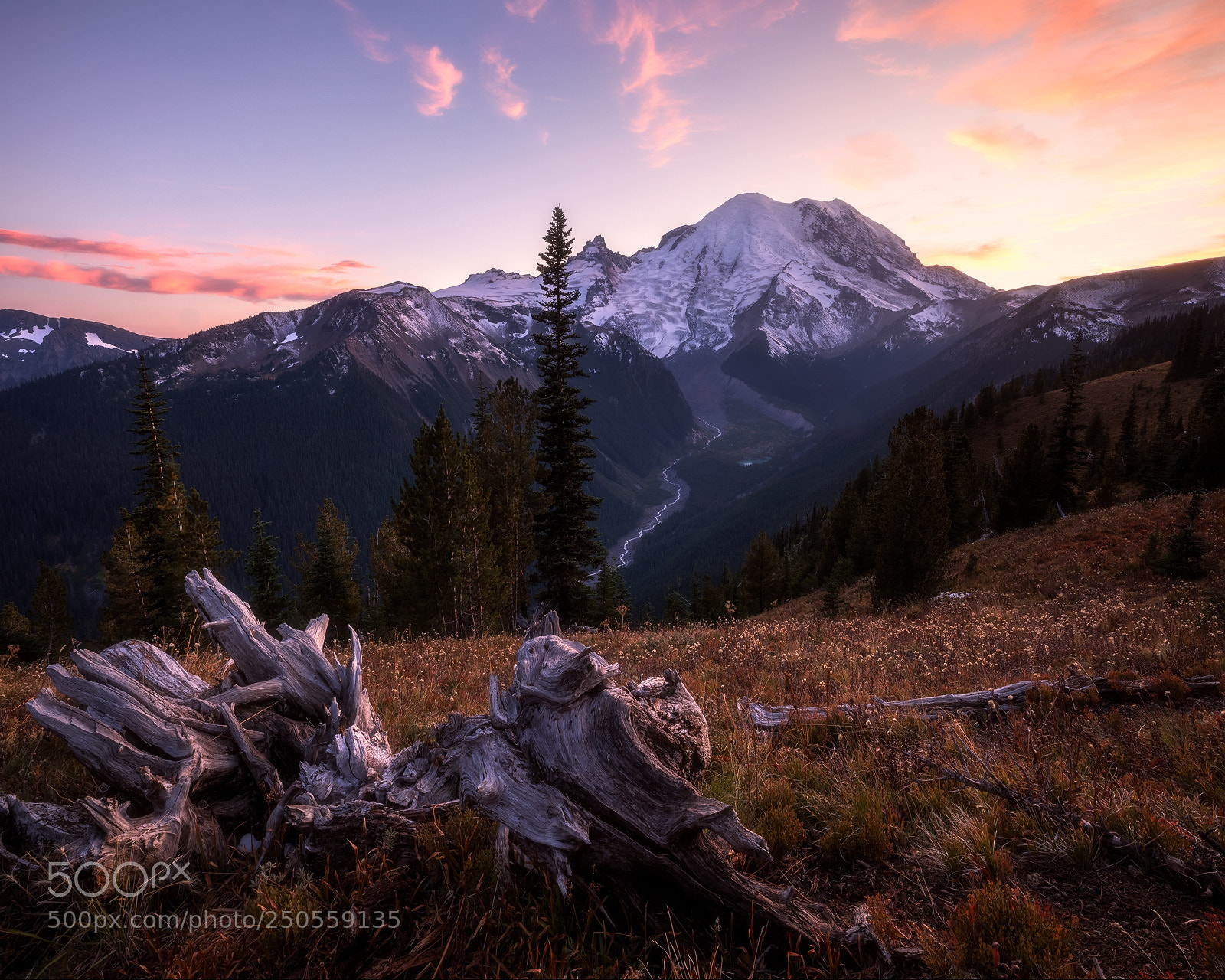 Canon EOS 5D Mark IV sample photo. Mount rainier sunset photography