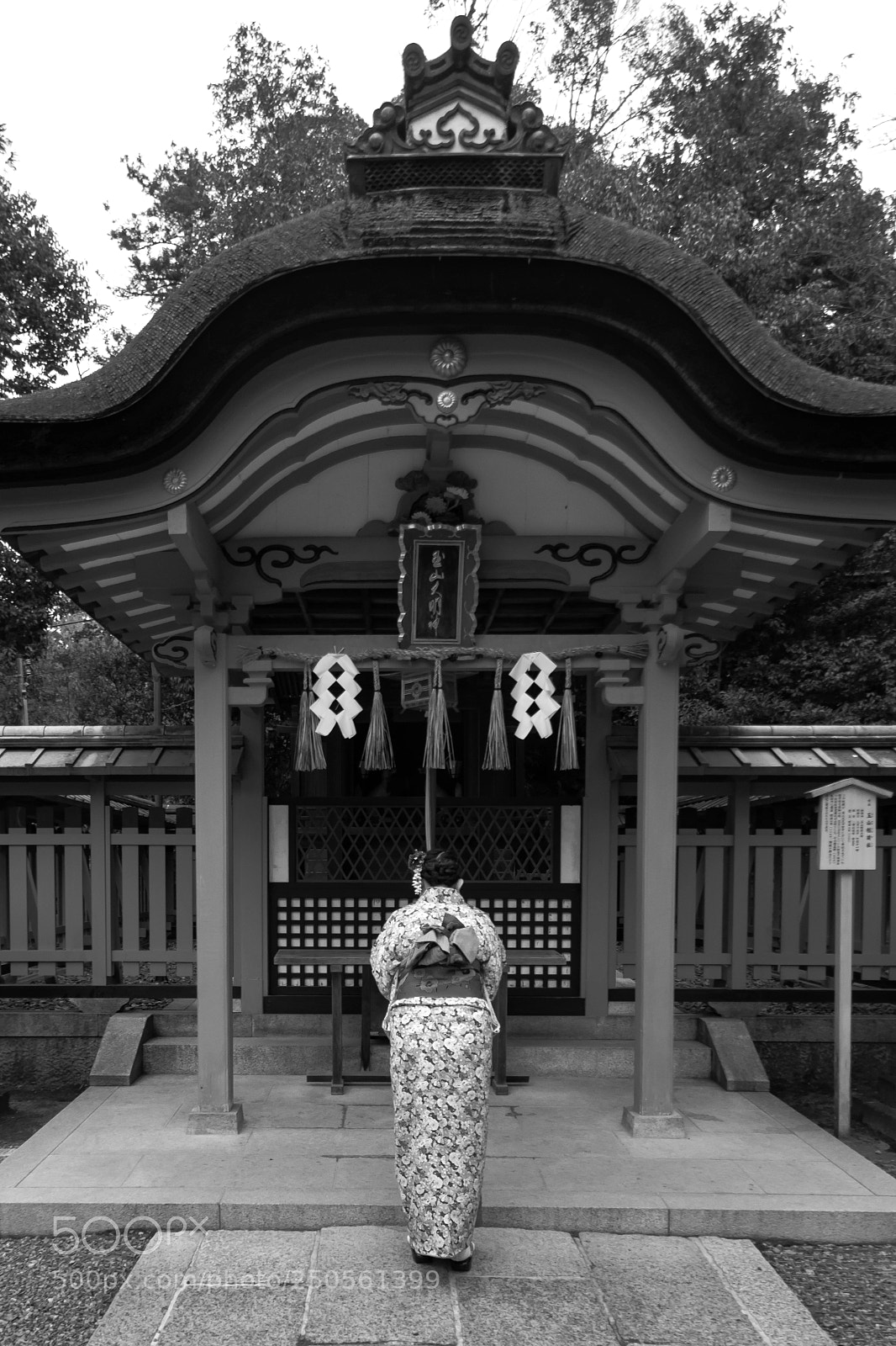 Nikon D5500 sample photo. Fushimi inari kyoto kimono photography