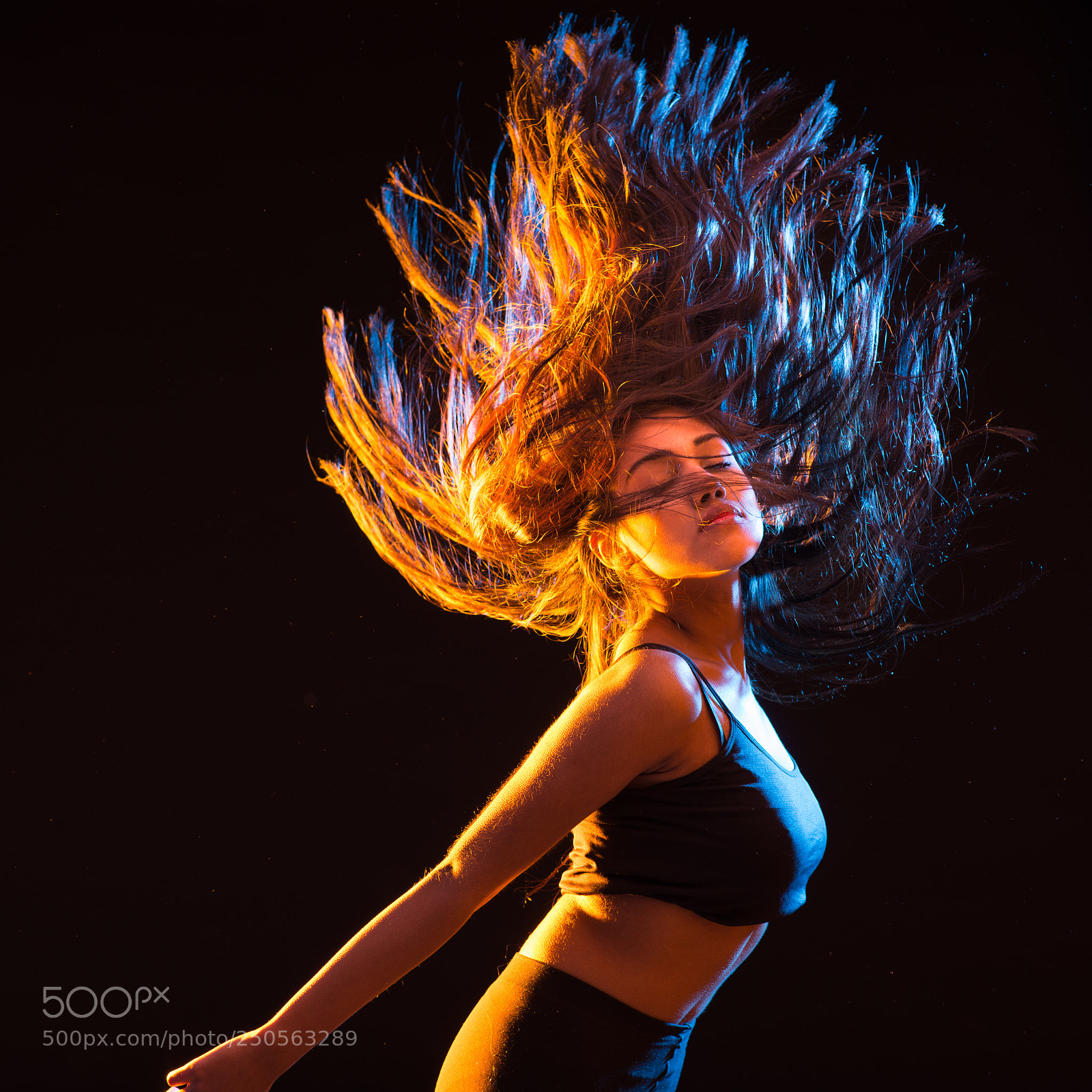 Nikon D800 sample photo. Hair photography