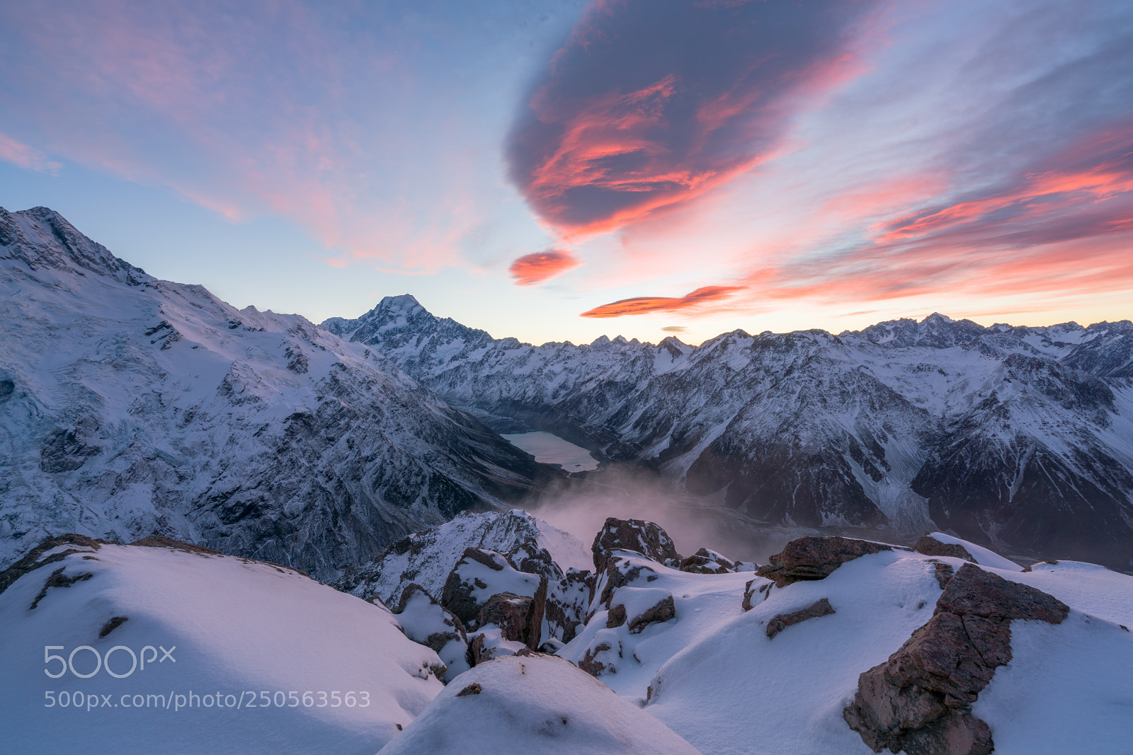 Sony a7R II sample photo. Mount cook sunrise photography