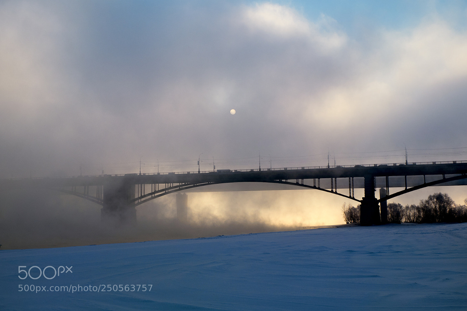 Fujifilm X-M1 sample photo. Wild fog over river photography