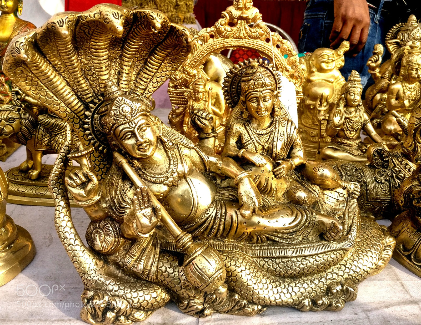 OnePlus A3003 sample photo. Idol of lord vishnu photography