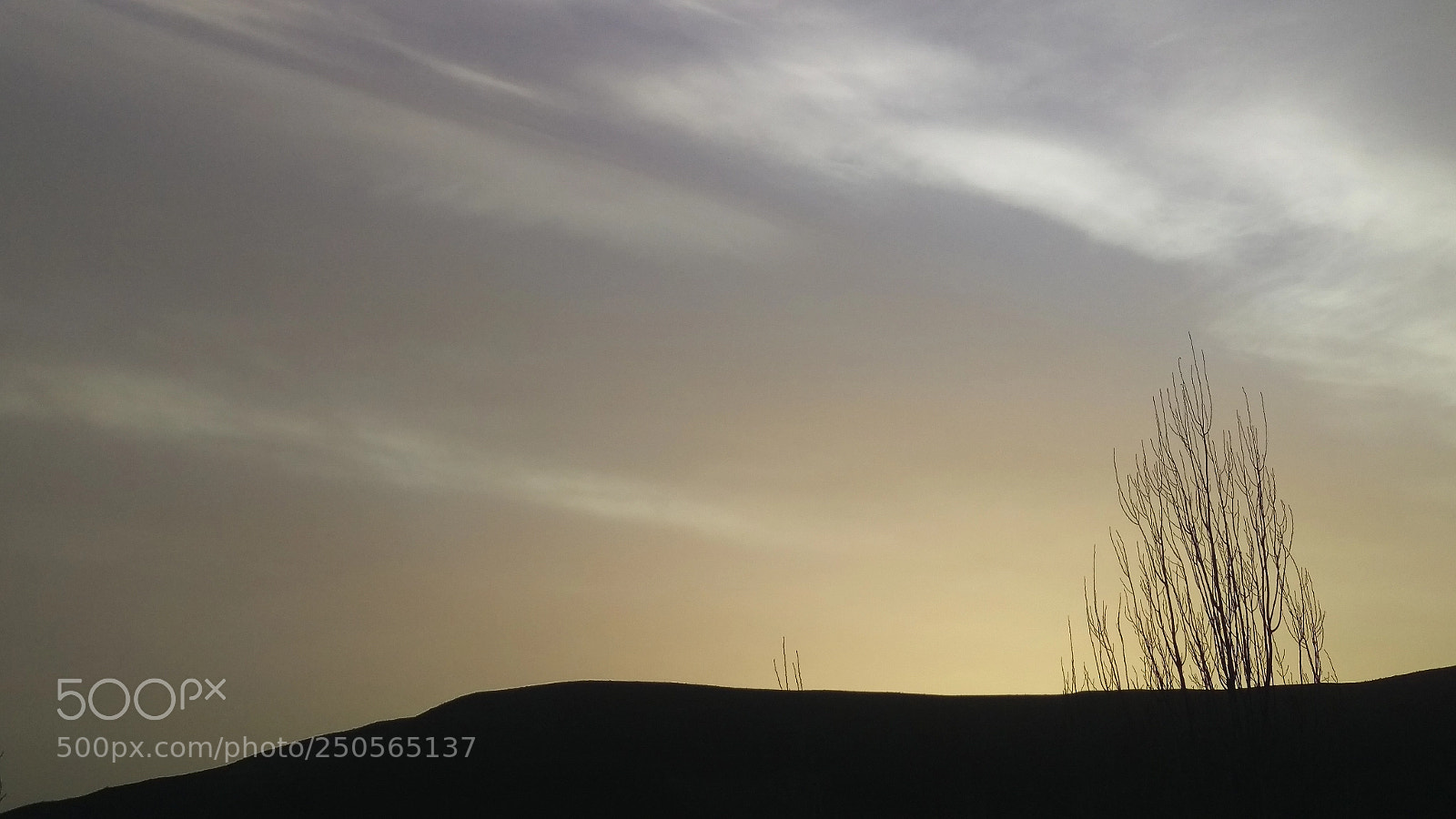 HTC ONE M9 sample photo. Sunset behind the hill photography