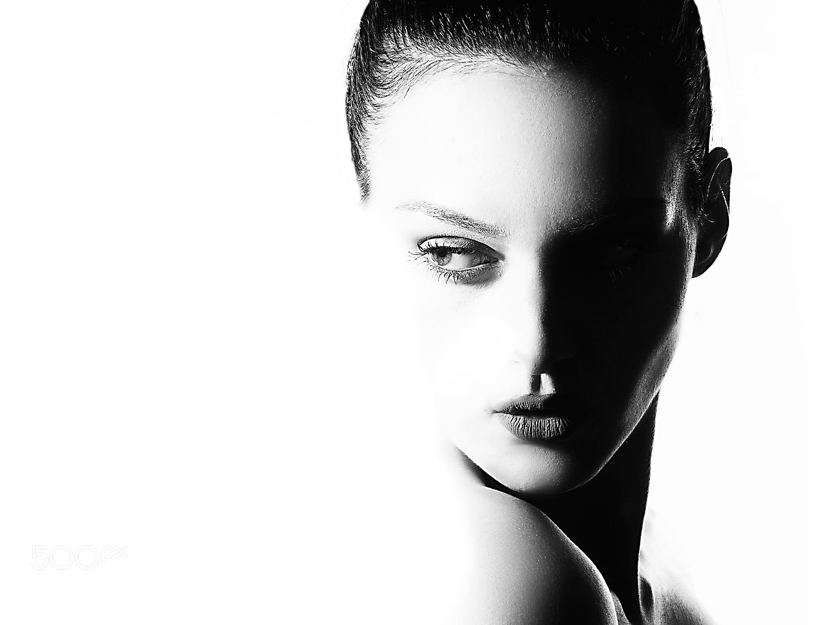 Canon EOS 5D Mark II sample photo. Joanna harsh shadow photography