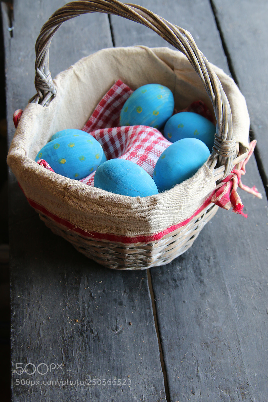 Canon EOS 70D sample photo. Easter eggs in basket photography
