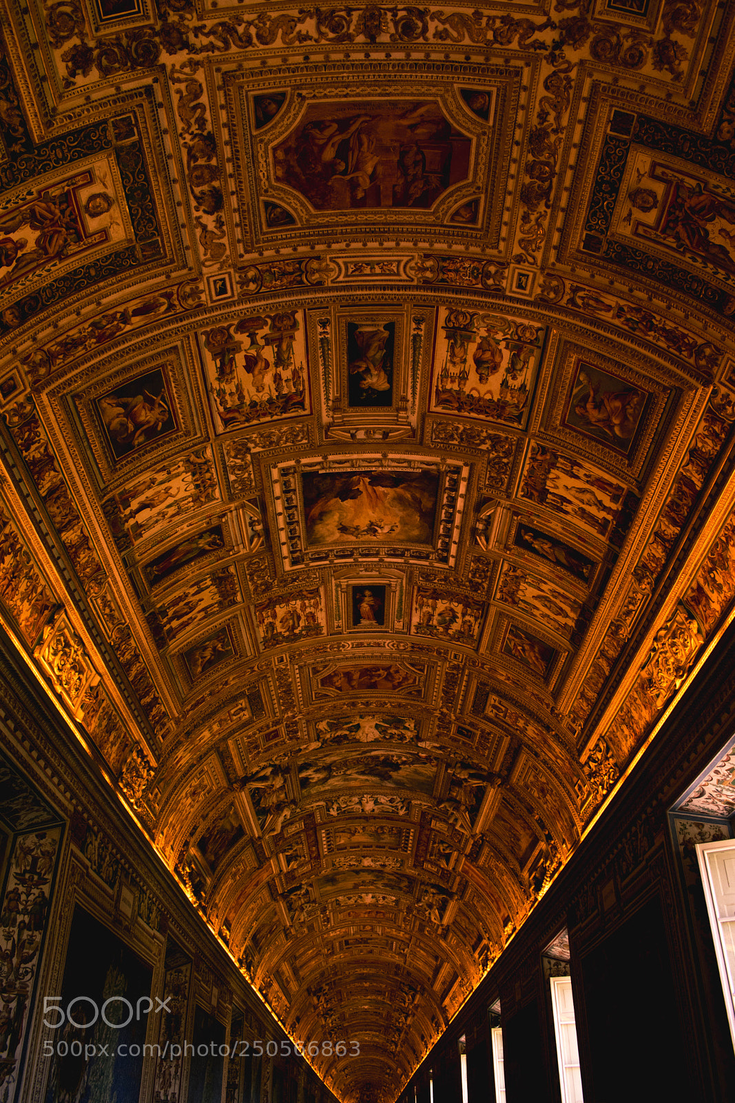 Nikon D3300 sample photo. Golden ceiling photography