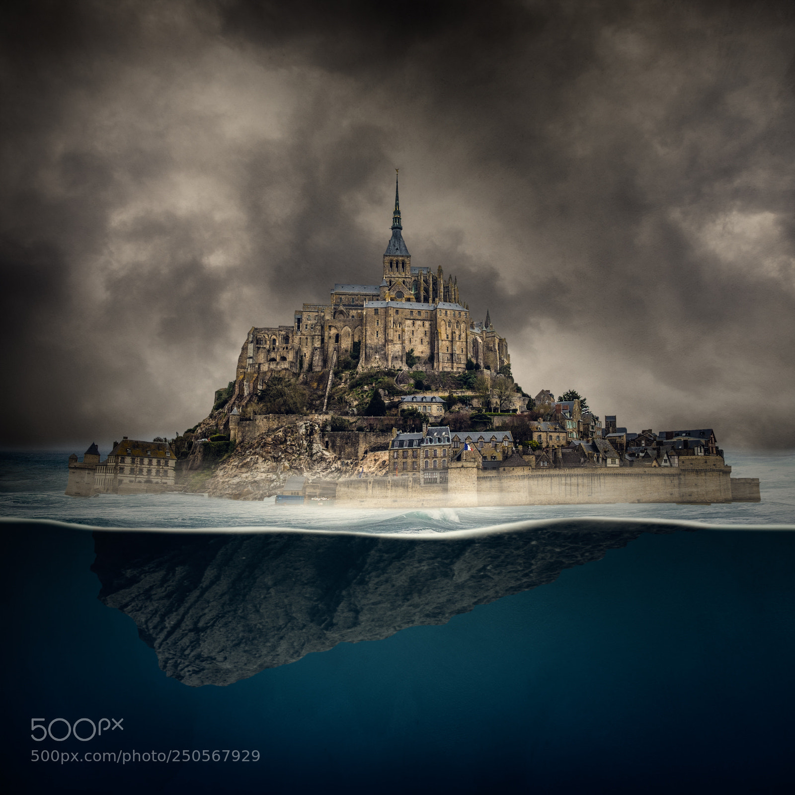 Fujifilm X-T1 sample photo. Mont st michel island photography