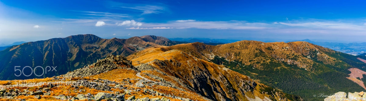 Nikon D70s sample photo. Mountain landscape-panorama photography