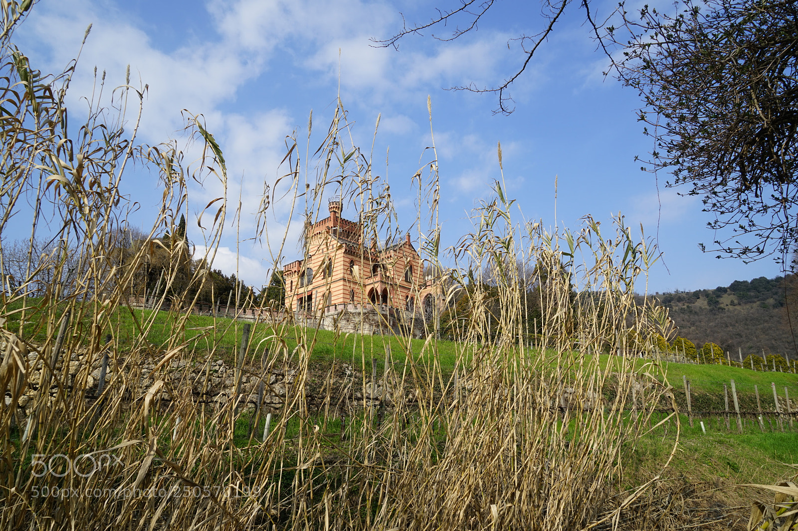 Sony a7 sample photo. Paesaggio lombardo, castello bonomi photography