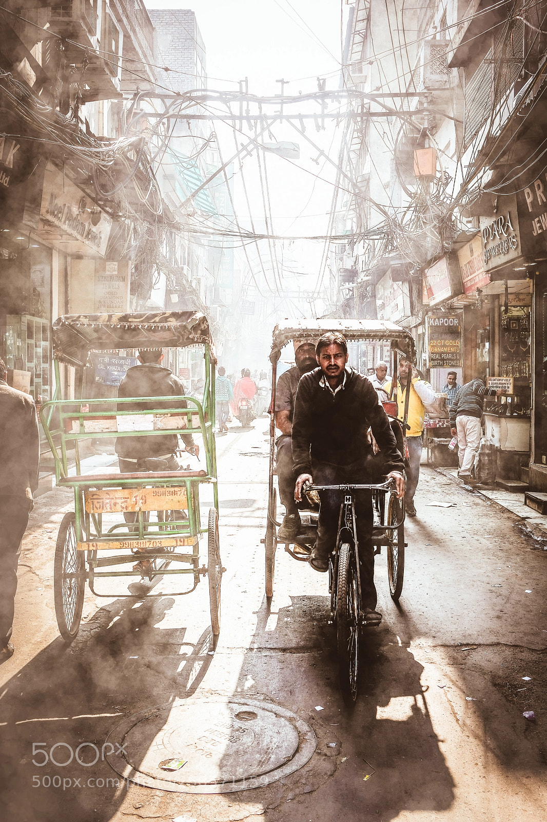 Fujifilm X-E3 sample photo. New delhi rikshaw photography