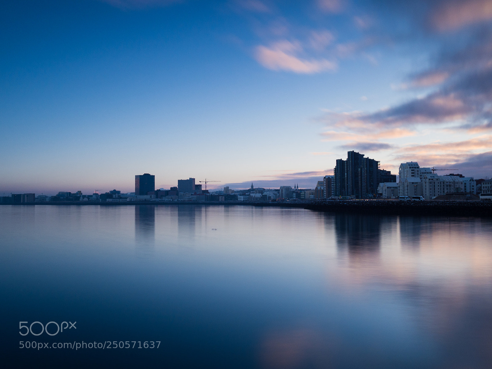 Olympus OM-D E-M10 II sample photo. Reykjavik skyline photography
