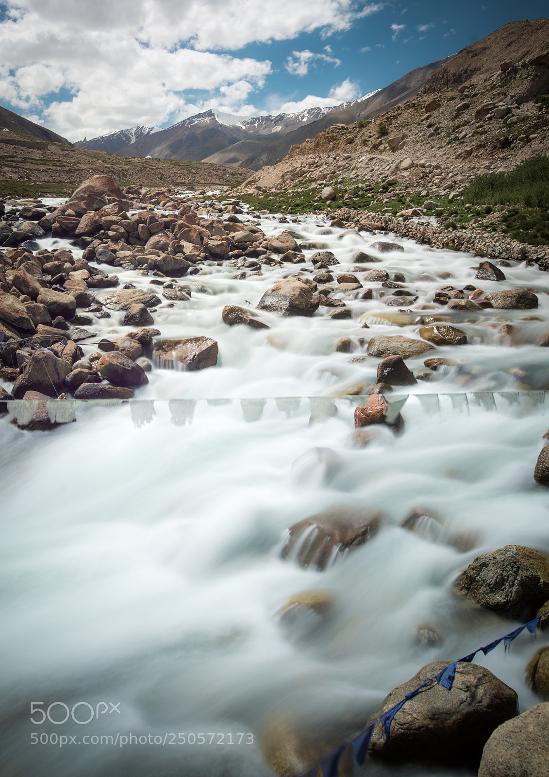 Nikon D800 sample photo. Tibetan praying flags, leh photography