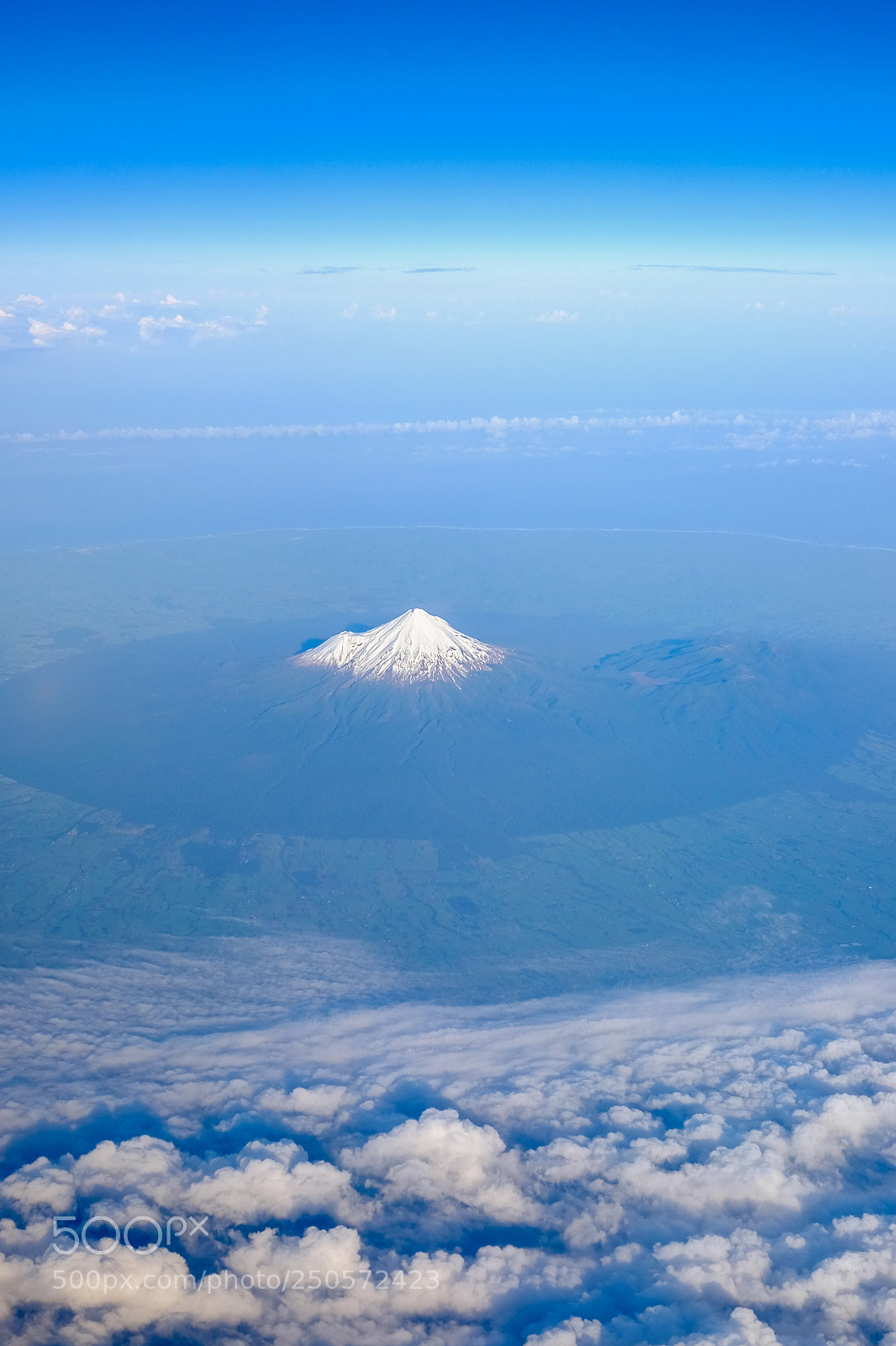 Fujifilm X-T1 sample photo. Aerial of mount taranaki photography