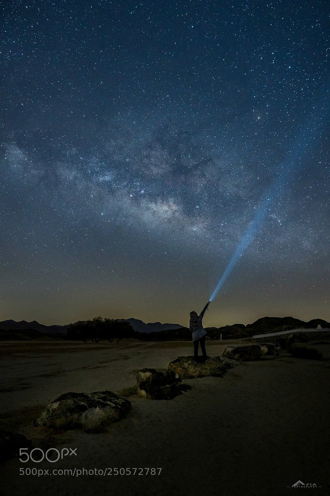 Sony a6300 sample photo. Milkyway at buraq dam photography