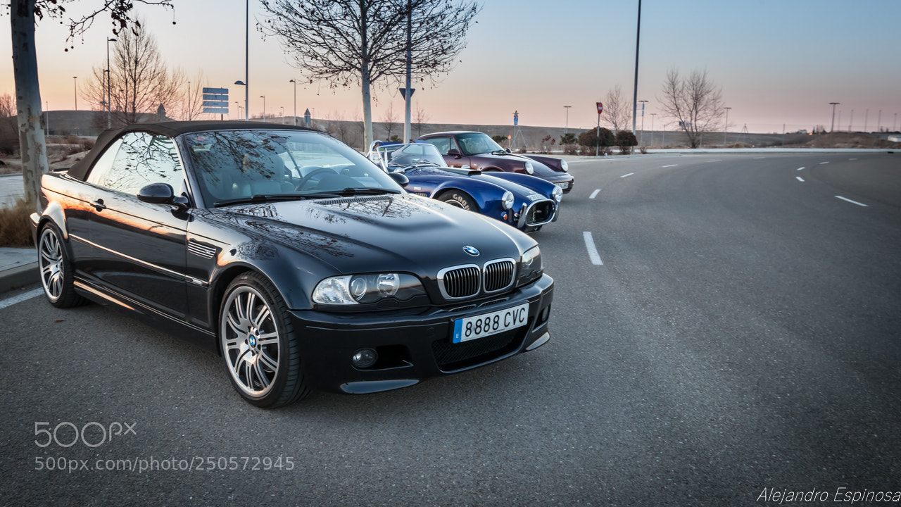 Canon EOS 5D Mark II sample photo. Bmw m3 porsche 911 photography