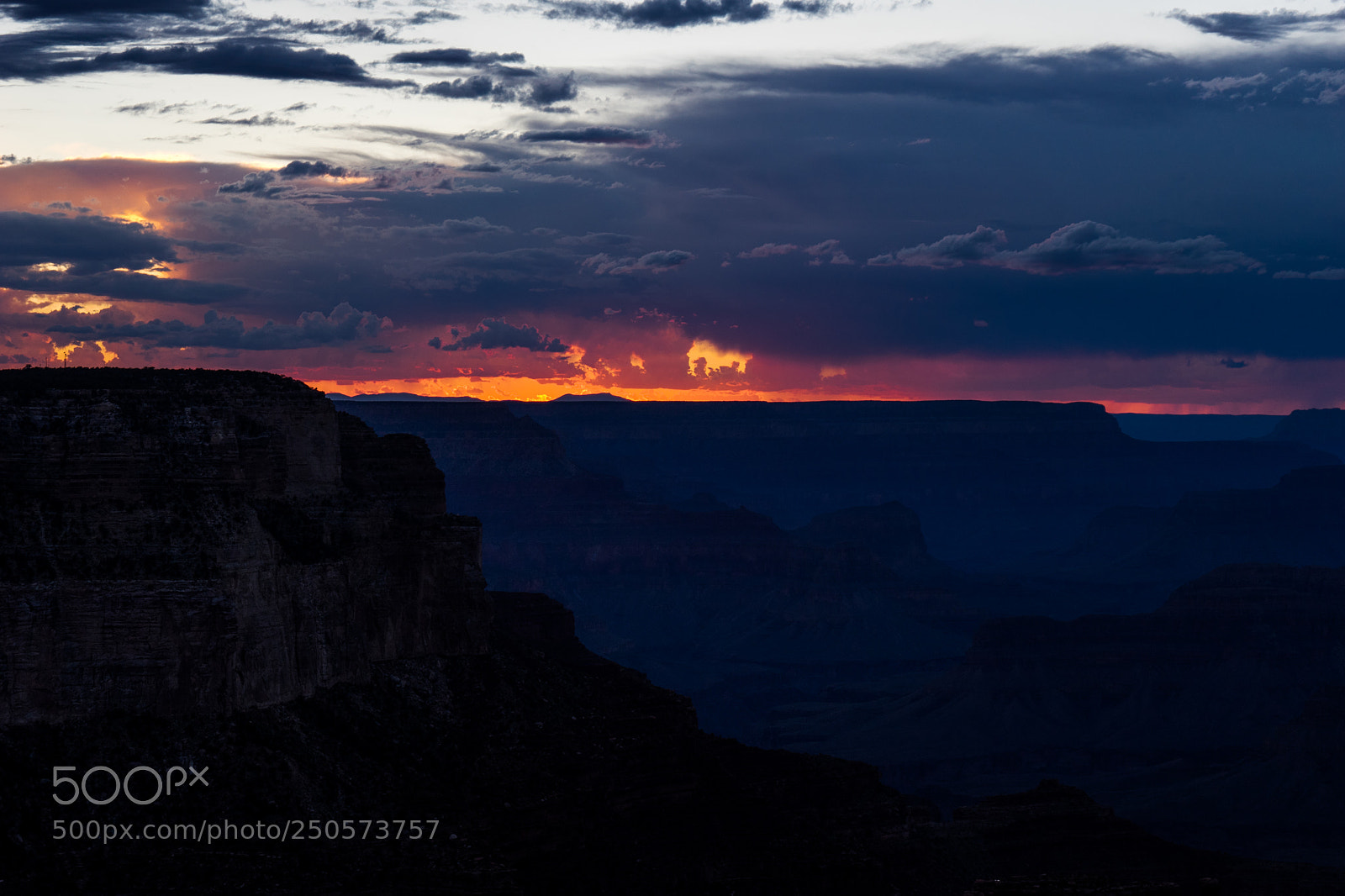 Sony a7 II sample photo. Sunset grand canyon photography