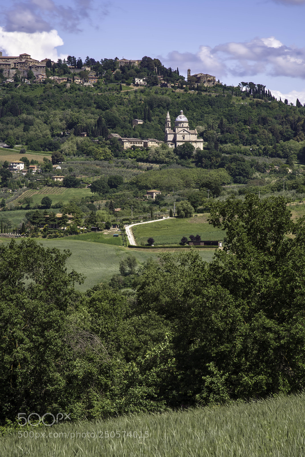 Nikon D800 sample photo. Distant view of montepulciano photography