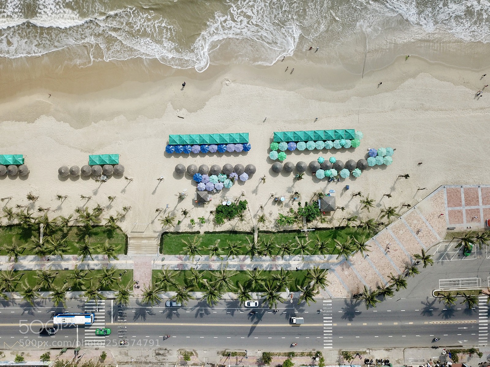 DJI FC220 sample photo. Beach photography