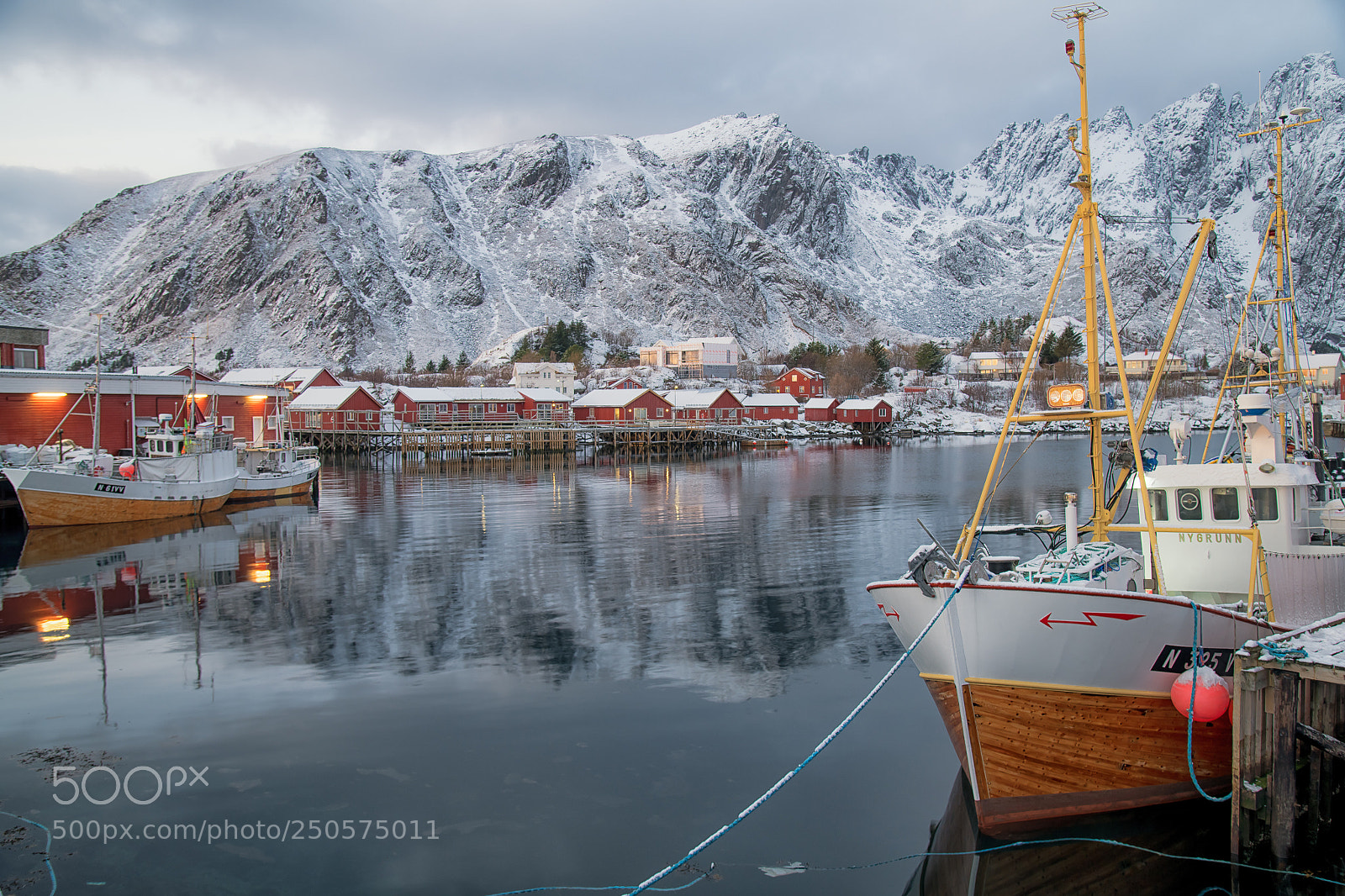 Nikon D850 sample photo. Ballstad harbor photography