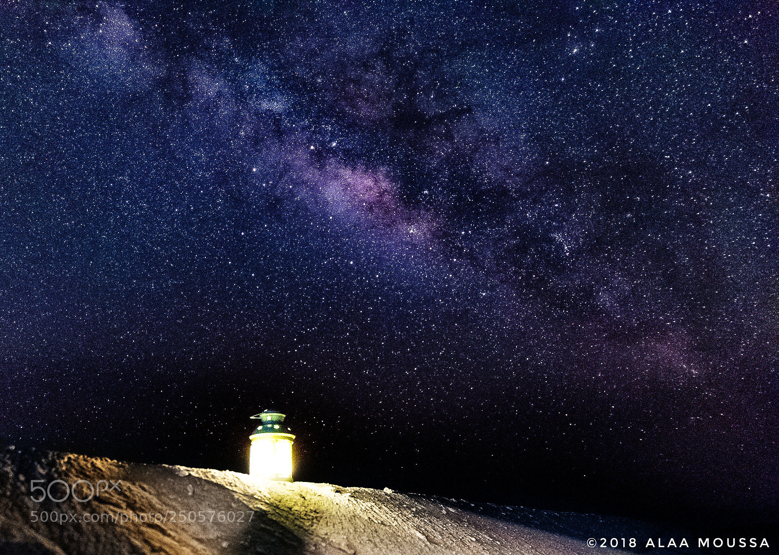 Nikon D5600 sample photo. Lantern under the milkyway photography