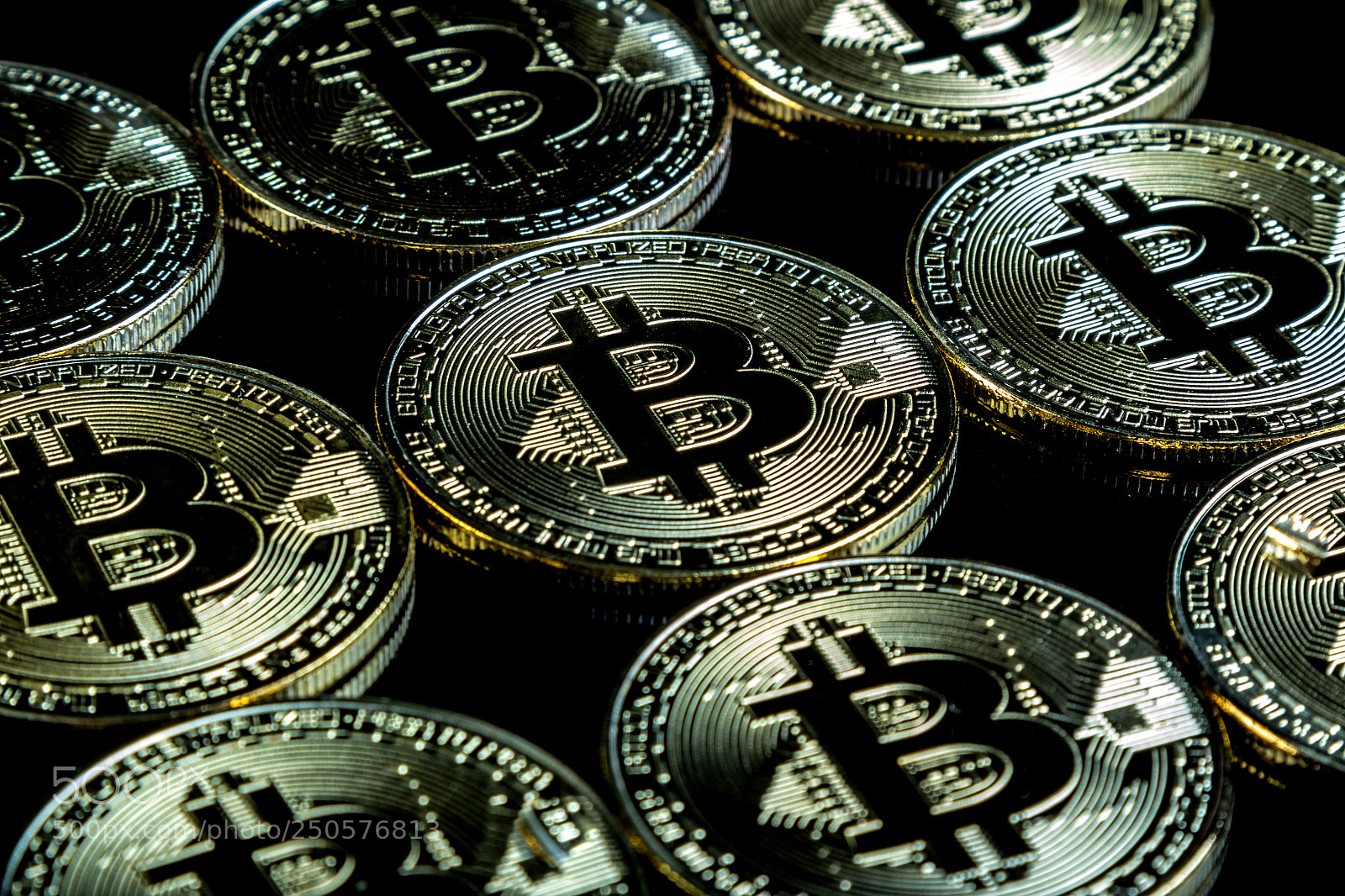Canon EOS 7D Mark II sample photo. Bitcoin crypto currency concept photography