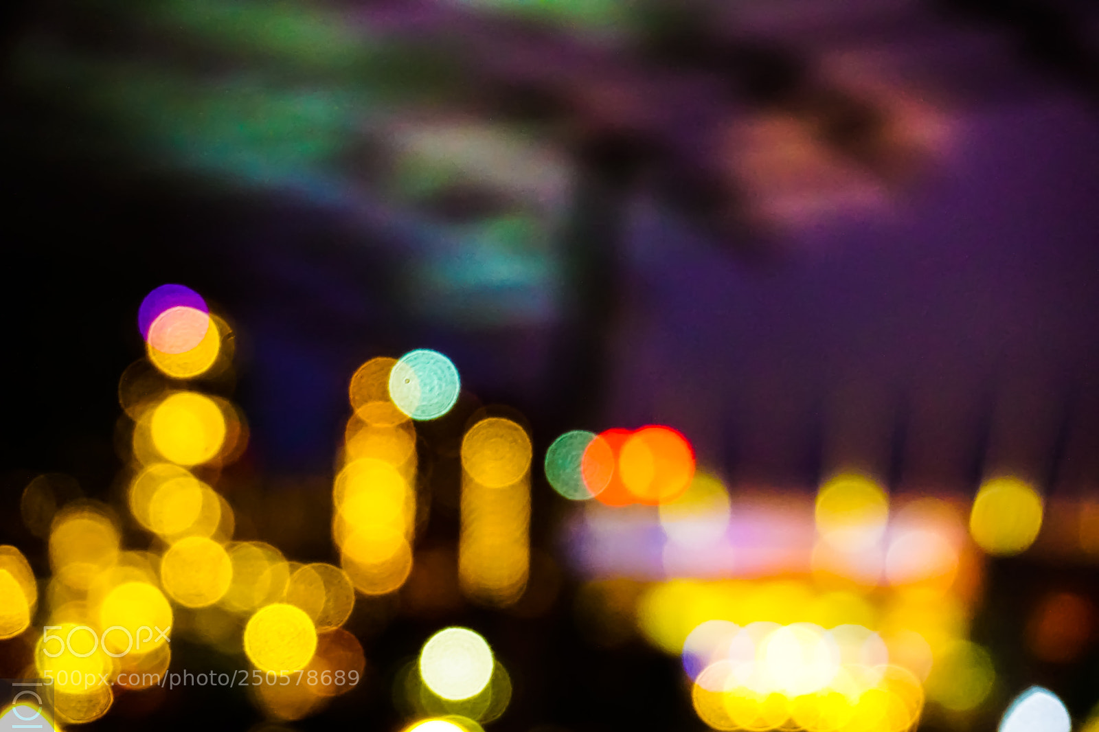 Sony a6000 sample photo. Downtown lights photography