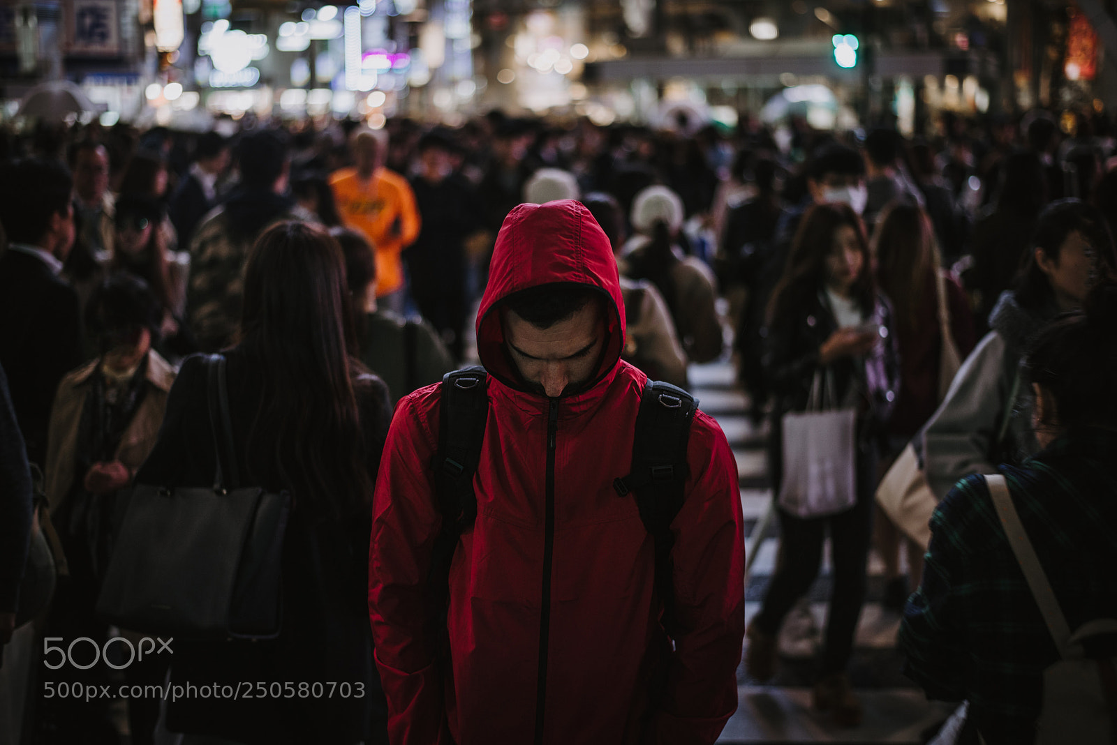 Nikon D610 sample photo. Mass of people crossing photography