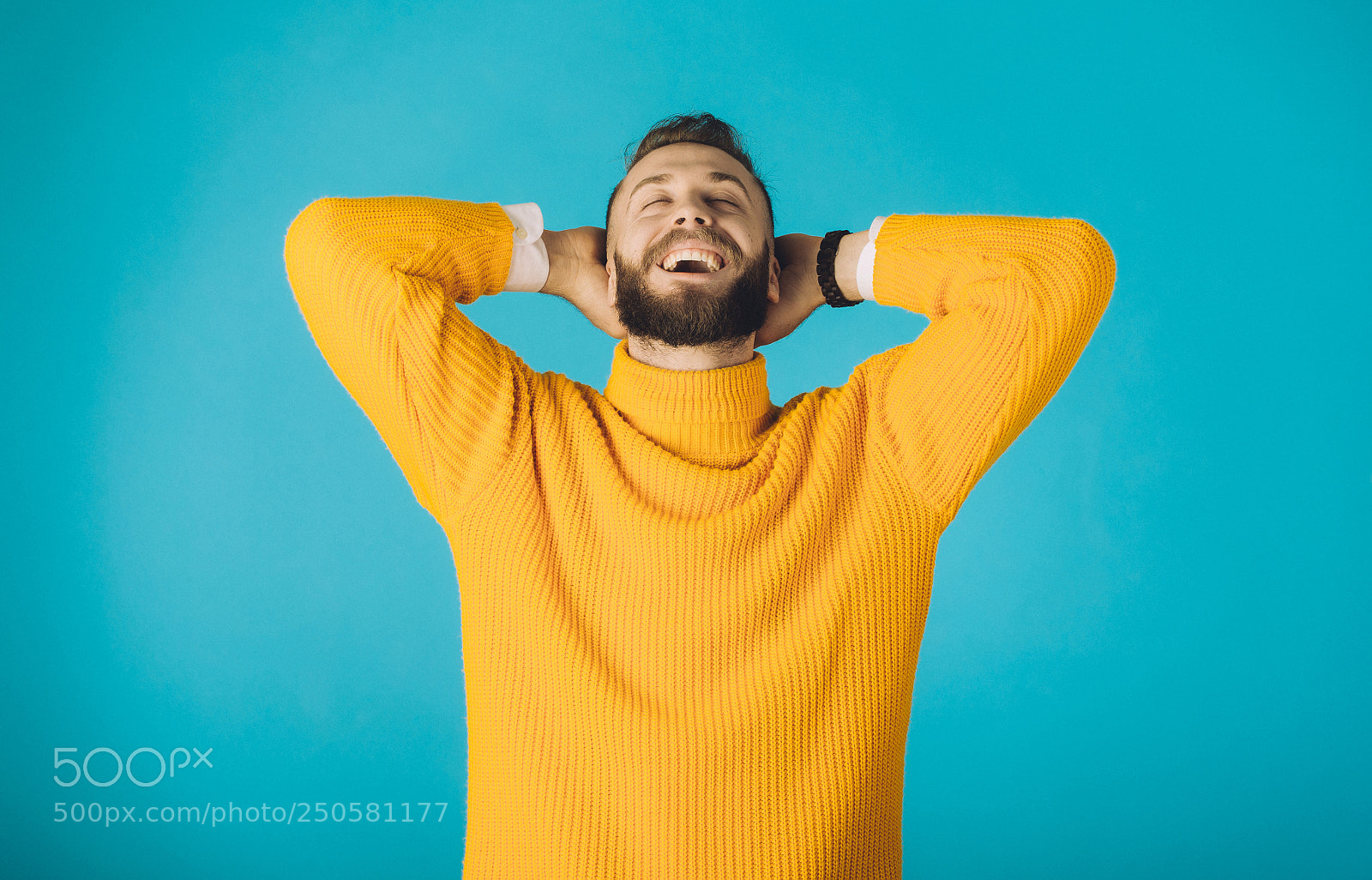 Nikon D610 sample photo. Hipster man on studio photography