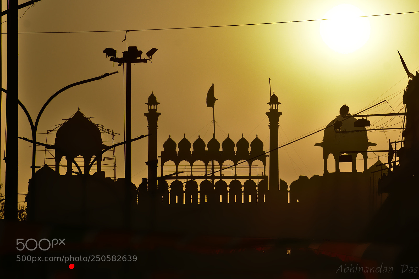 Nikon D7100 sample photo. Dawn at red fort photography