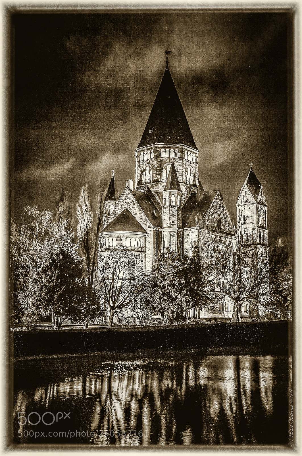 Pentax K20D sample photo. Metz nuit-temple neuf-vue du photography
