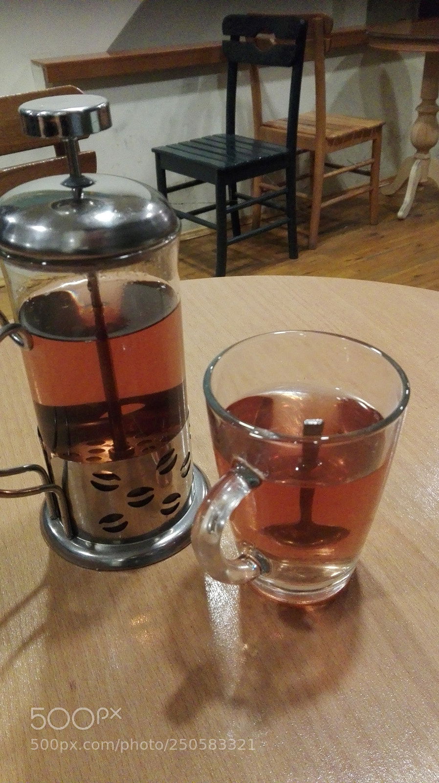HUAWEI P8 Lite sample photo. French press and herbal photography