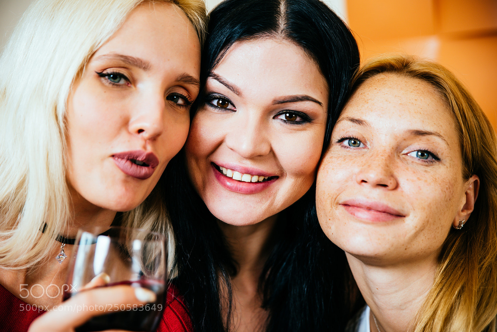 Nikon D610 sample photo. Three friends taking portrait photography