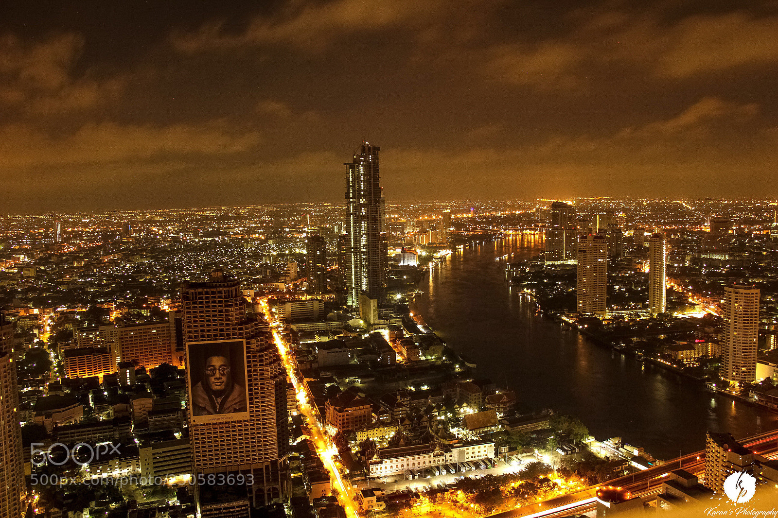 Canon EOS 550D (EOS Rebel T2i / EOS Kiss X4) sample photo. Bangkok city nightview from photography