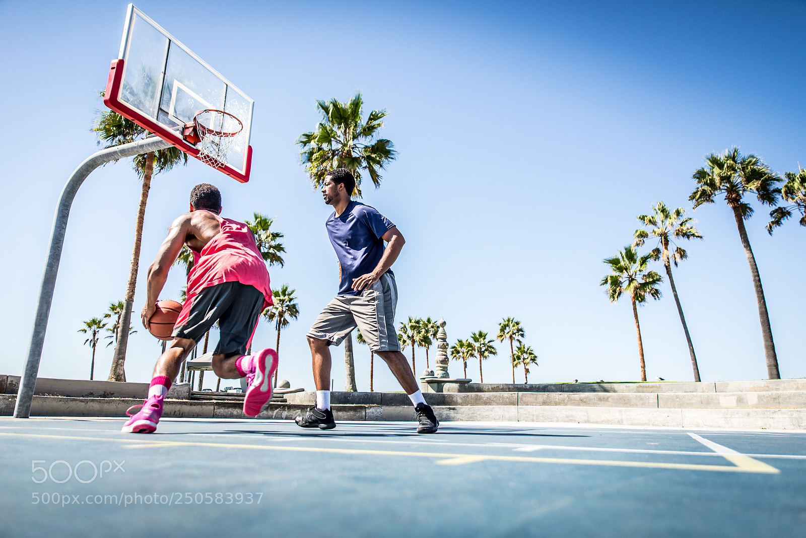 Nikon D610 sample photo. Two basketball players playing photography