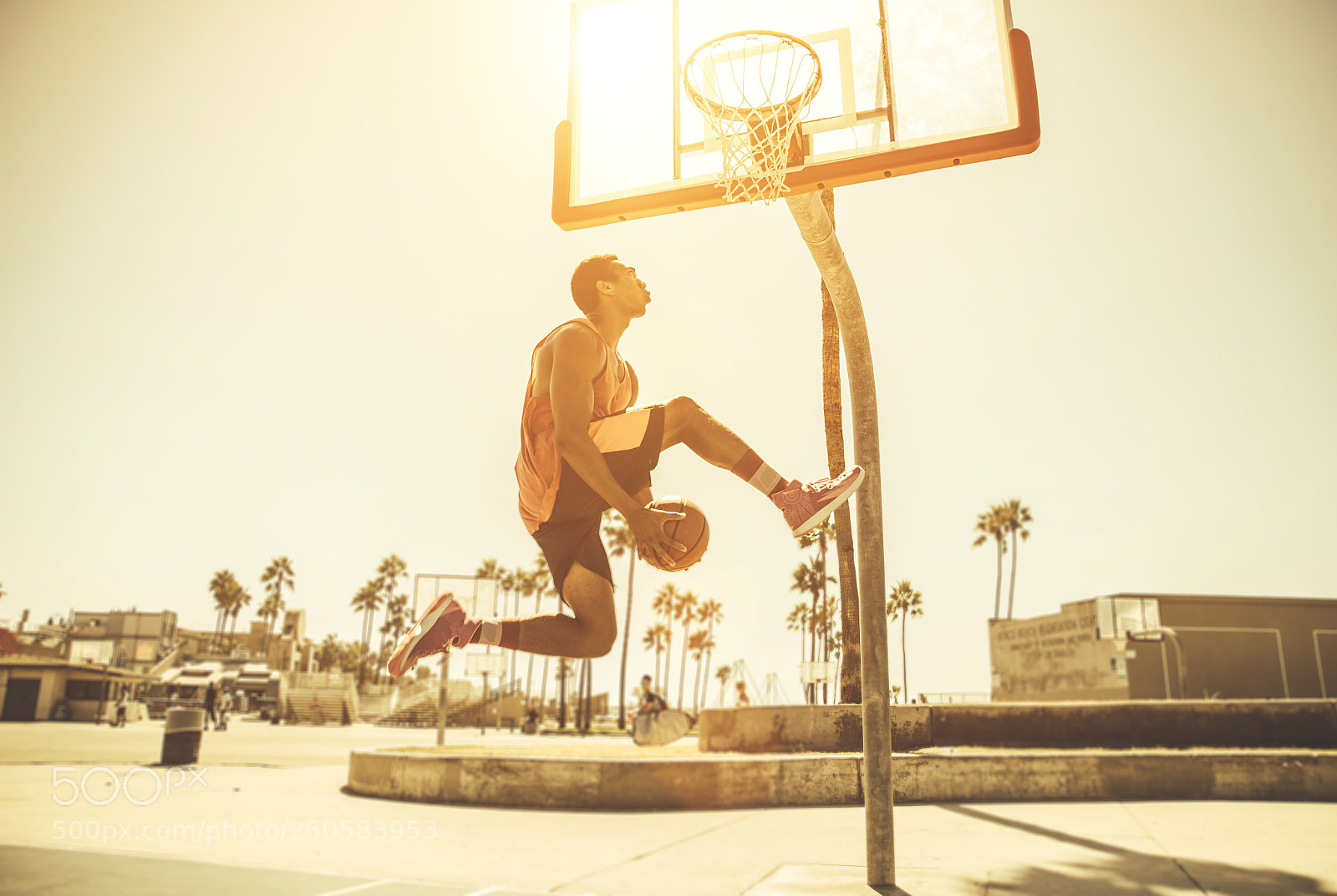 Nikon D610 sample photo. Basketball slam dunk on photography