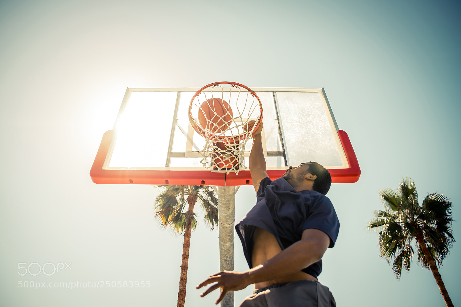 Nikon D610 sample photo. Basketball slam dunk on photography