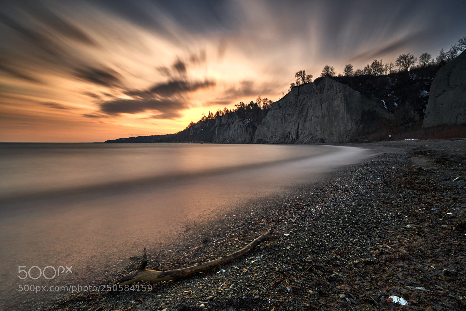 Sony a7R III sample photo. Scarborough bluffs sunset photography