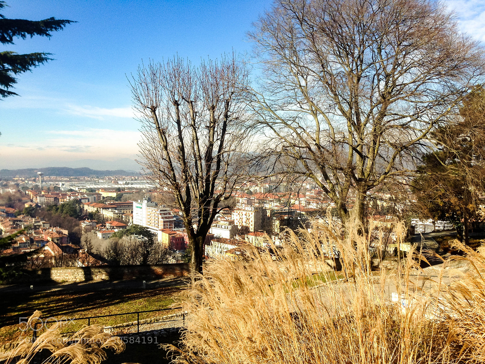 Apple iPhone 5 sample photo. Panorama of brescia from photography
