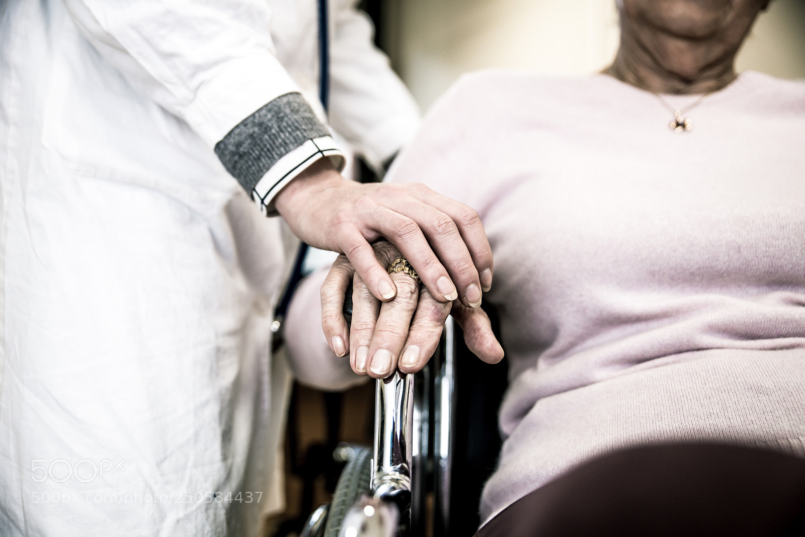 Nikon D610 sample photo. Nurse assisting patient in photography