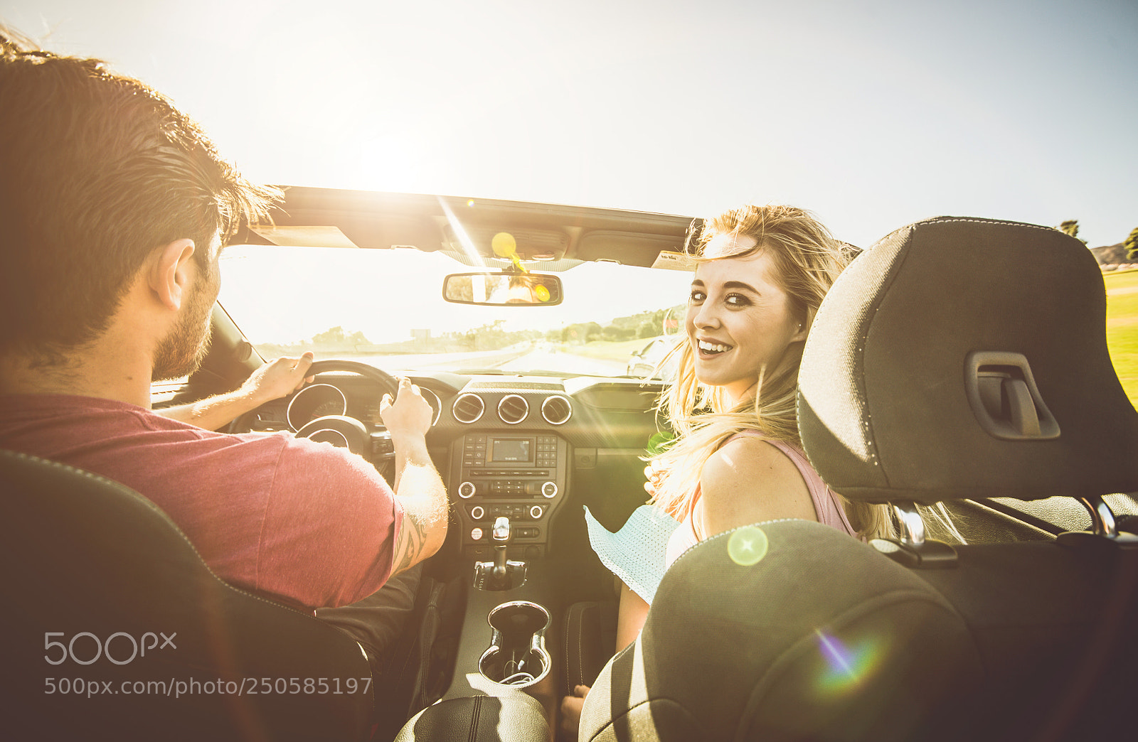 Nikon D610 sample photo. Couple driving on a photography