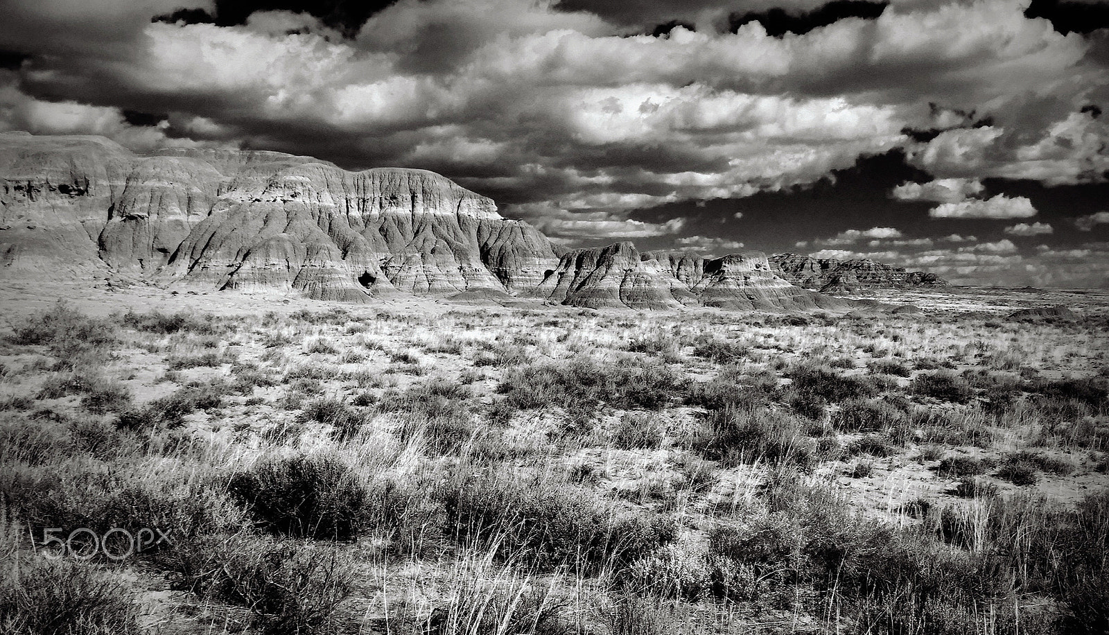 Apple iPad sample photo. Simple vista of honeycomb buttes photography