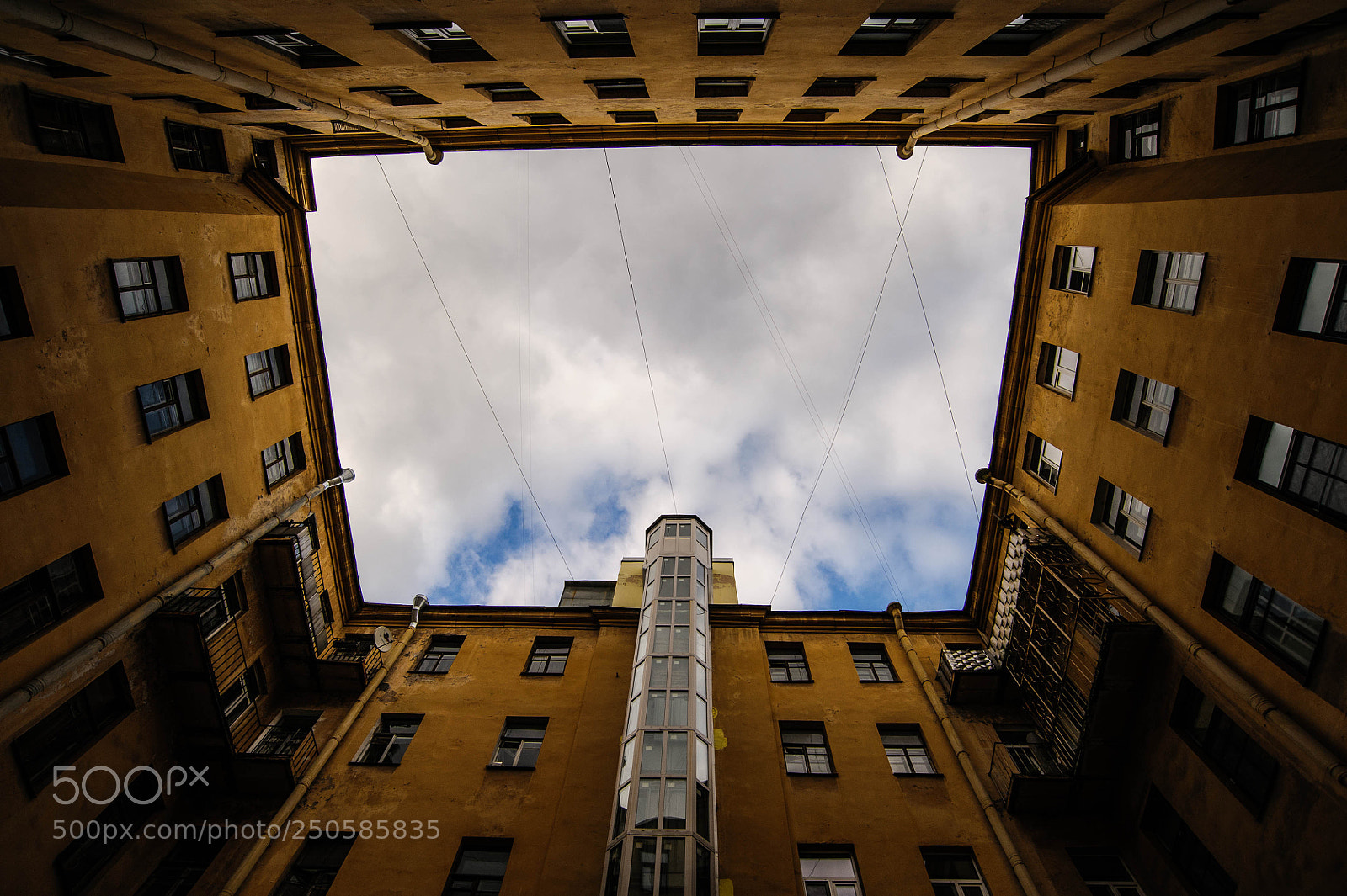 Nikon D700 sample photo. Петербургские дворы-колодцы photography