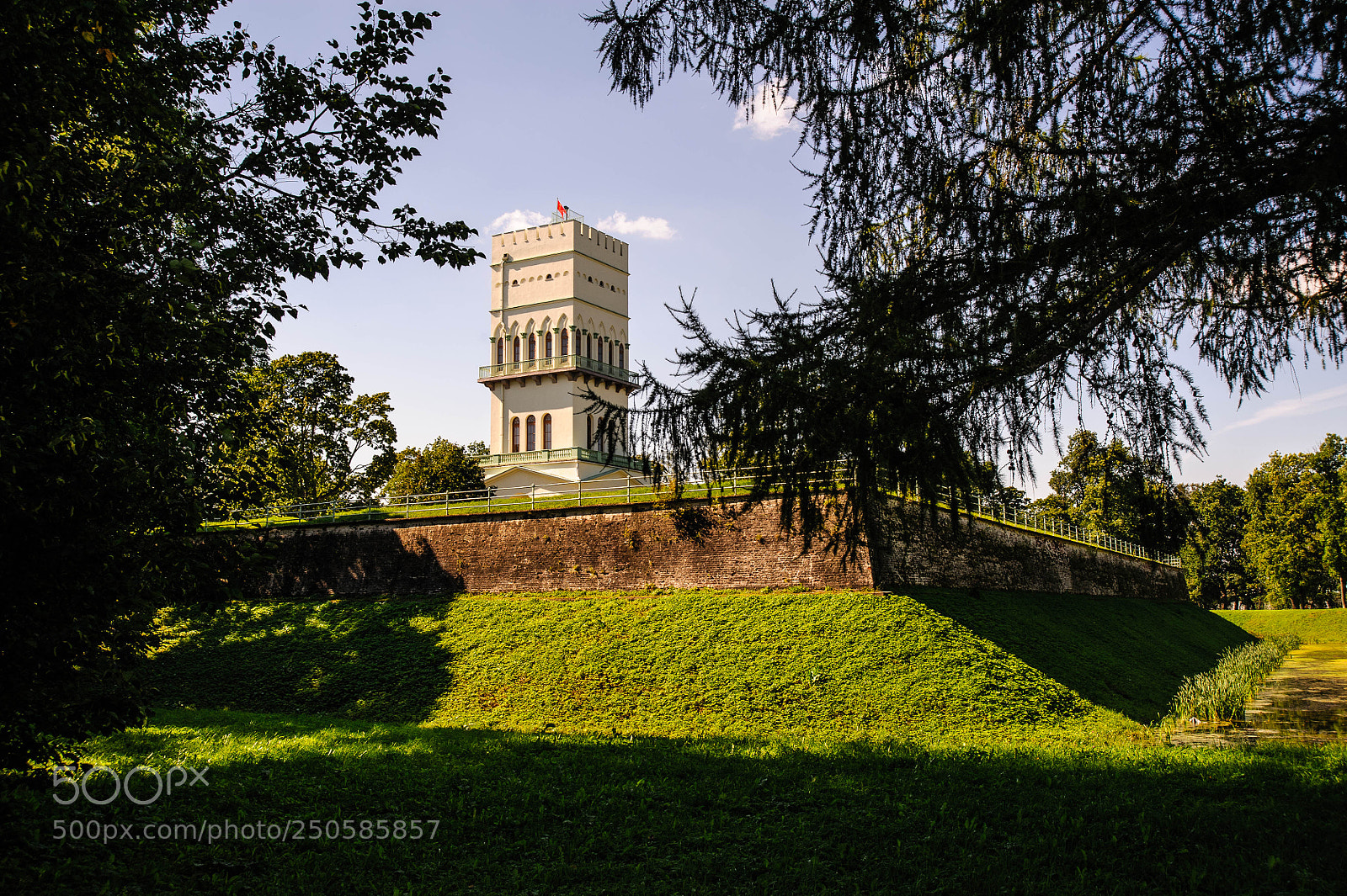 Nikon D700 sample photo. Белая башня в Александровском парке photography
