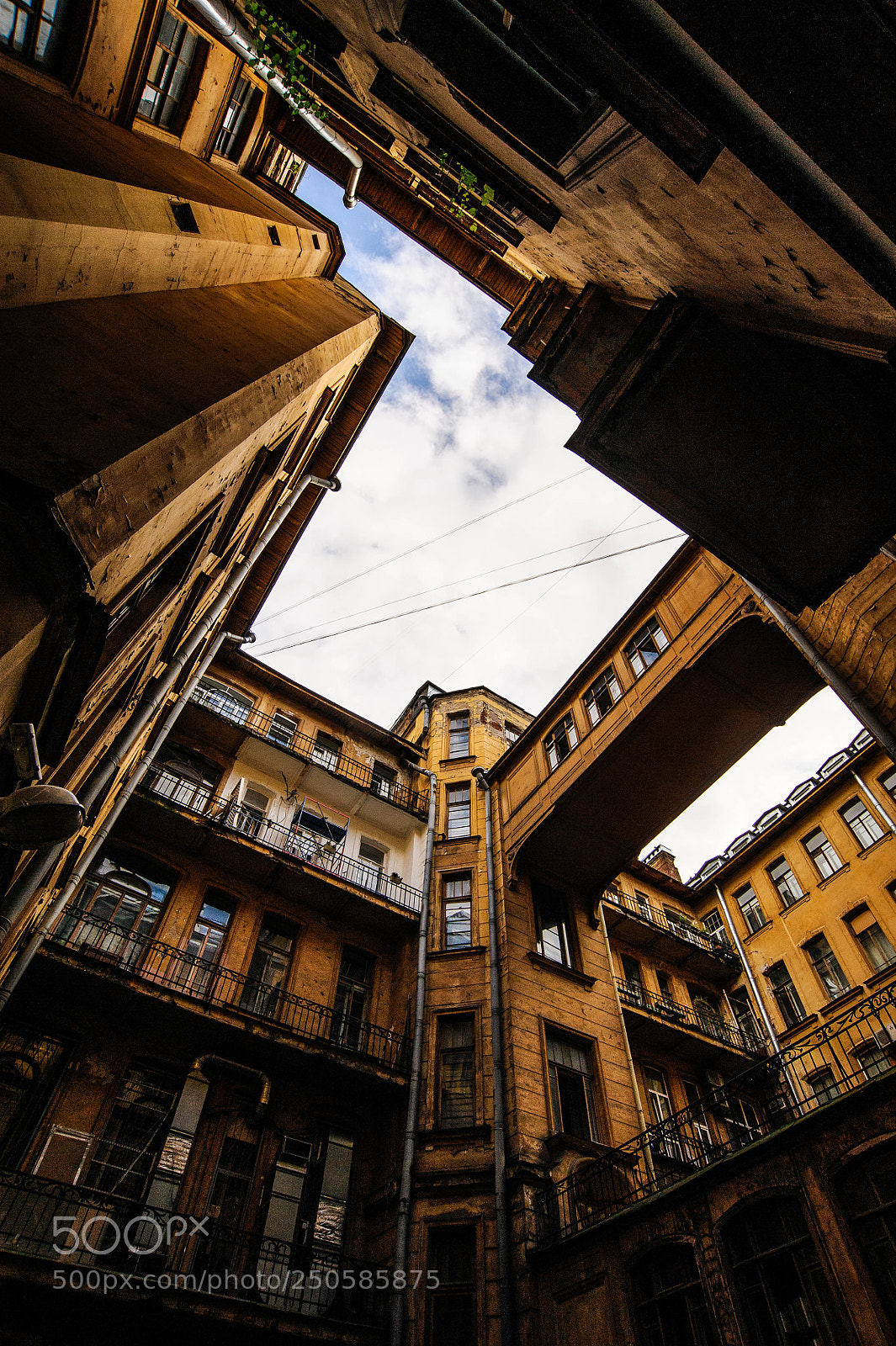 Nikon D700 sample photo. Петербургские дворы-колодцы photography