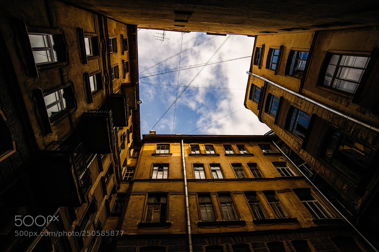 Nikon D700 sample photo. Петербургские дворы-колодцы photography