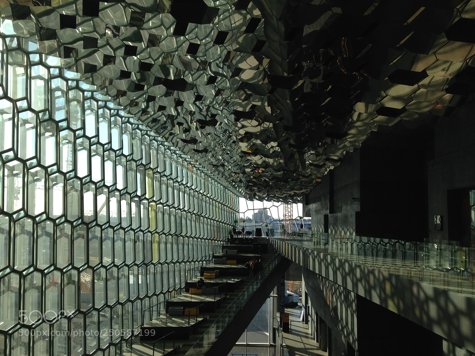 Apple iPhone 5c sample photo. Harpa concert hall photography
